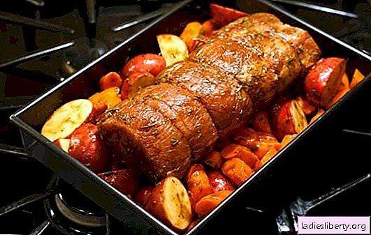 لحم الخنزير مع الخضروات في الفرن - دائما لذيذ! كيف لطهي لحم الخنزير مع الخضروات في الفرن - وصفات بسيطة واحتفالية