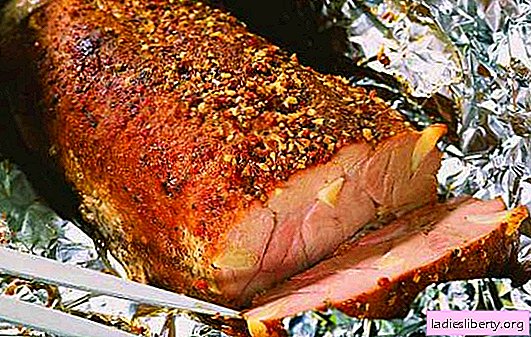 Varkensvlees in de oven in folie (stap voor stap recept) is de beste manier om vlees te koken. Varkensvlees in de oven in folie: een heel stuk, met groenten