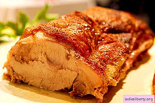 Ugnsbakat fläsk - de bästa recepten. Hur man lagar griskött i ugnen korrekt och välsmakande.