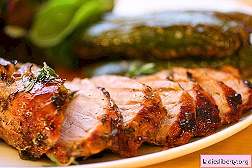 Porc frit dans une poêle - les meilleures recettes. Comment faire cuire le porc frit correctement et savoureux.