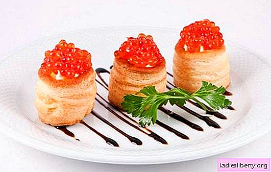 Tartlets with caviar - a welcome snack! Recipes for elegant and sophisticated tartlets with caviar and other additions