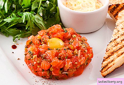 Salmon tartare - the best recipes. How to properly and tasty cook salmon tartare.