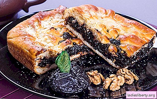 तीखा मिठास - घर का बना पाई पाई। Prunes के साथ सरल और असामान्य pies के लिए सबसे अच्छा व्यंजनों: मीठा और मांस