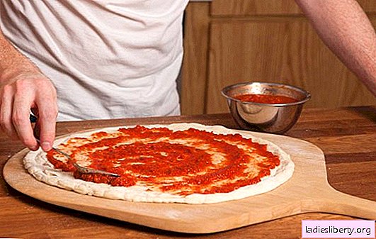 Tomato pizza sauce - the basis of Italian pie! Recipes of tomato pizza sauces made from tomatoes, pasta, with garlic, olives