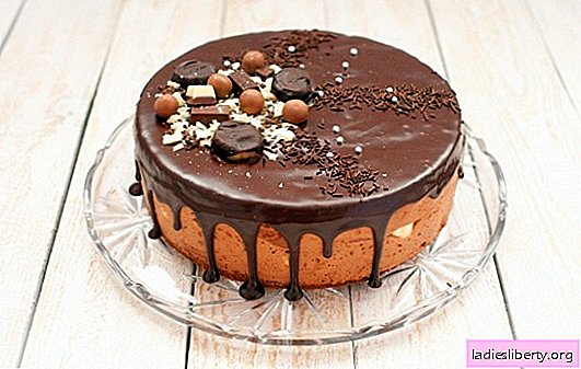 ブラウニーケーキ-すべてチョコレート入り。シンプルなブラウニーケーキのレシピ：チェリー、蜂蜜、ナッツ、プルーン、オーブン、スロークッカー
