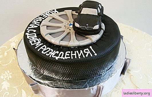 Bir erkek için bir doğum günü pastası en tatlı hediye! Erkekler için farklı doğum günü pastaları seçimi