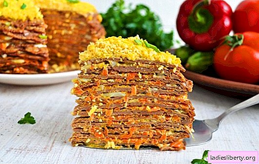 Liver cake with carrots and onions - a great snack! The best recipes, tips and secrets for making a liver cake with carrots and onions