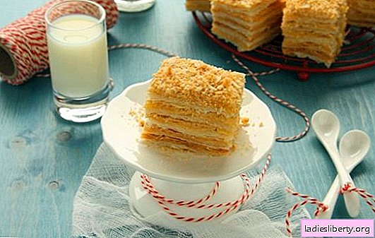 Cake "Napoleon" from ready-made puff pastry - dessert without hassle. Cake recipes "Napoleon" from the finished dough with different creams