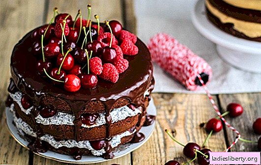 Cake with cherries - a taste of summer! Recipes of amazing cakes with cherries: biscuit, jelly, cottage cheese, puff