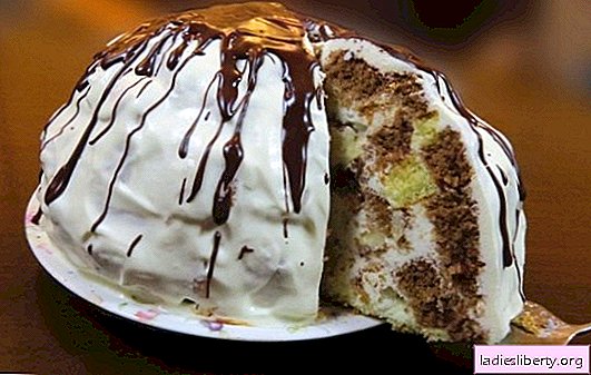 Kek "Sancho Pancho" - Özgün tasarımında hassas bir sünger kek. Sulu bir Sancho Pancho keki ile ziyarete gel!
