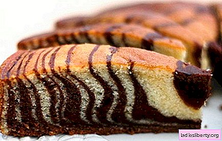 Zebra cake - the best recipes. How to properly and tasty make a zebra cake.