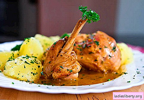 Braised rabbit - the best recipes. How to properly and tasty cook braised rabbit.