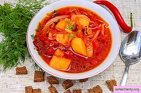 Ukrainian borsch - both on holiday and in fasting!