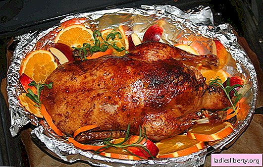 Duck in the foil oven is a great holiday choice! Duck recipes in the oven in the foil: the secrets of delicious stuffing and baking