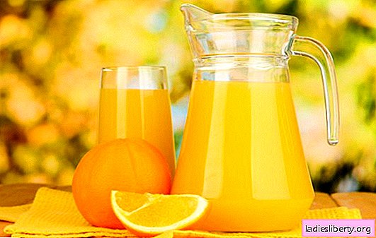 Qual é o uso de suco de laranja? Incrível informação sobre sumo de laranja, os segredos da sua preparação e possíveis danos