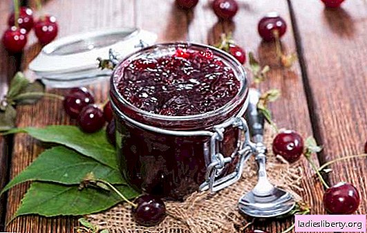 Sweet cherry jam with lemon is a sweet and sour treat for the winter. The best recipes for cherry jam with lemon, nuts, vanilla, mint