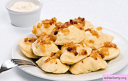 Dumplings with raw potatoes - more good, less fuss. Recipes dumplings with raw potatoes and bacon, minced meat