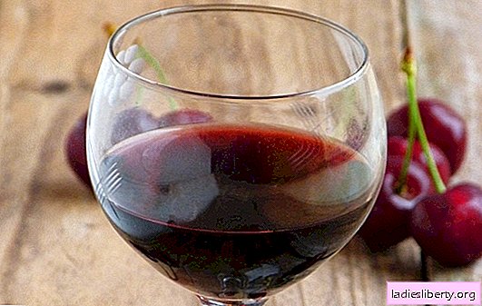 نبيذ الكرز في المنزل: يبرز طهي النبيذ. وصفات النبيذ الحلو محلية الصنع