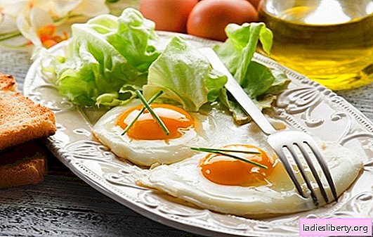 البيض المقلي - إفطار لطيف. كيف لطهي البيض المقلي مع البيض المقلي في مقلاة ، في الفرن ، ميكروويف ، طباخ بطيء