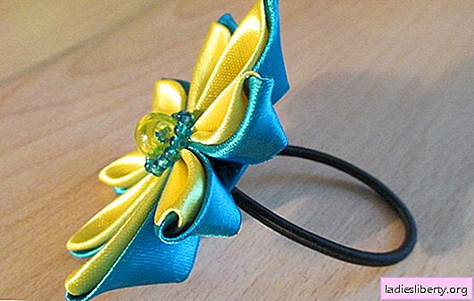Bright and funny do-it-yourself hair elastic bands. Detailed descriptions with photos: how to make homemade hair bands