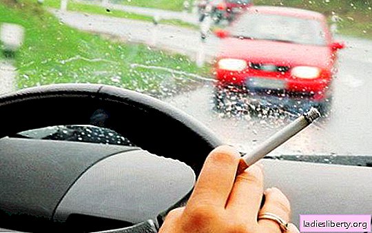 Pollution in cars smokers rolls