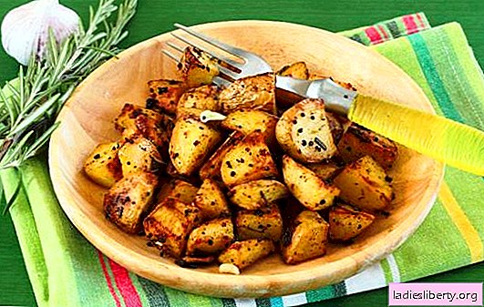 Pečen krompir v počasnem kuhalniku - zdrav! Recepti krompirja, pečenega v počasnem kuhalniku z začimbami, smetano, sirom, slanino itd.
