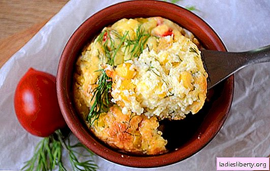 Casserole with corn and cottage cheese: delicious, healthy and beautiful! Step-by-step author's photo recipe for cottage cheese and canned corn casseroles