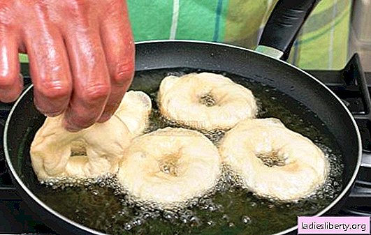 Fried donuts in a pan will be appreciated by both adults and children. How to cook fried donuts in a pan in half an hour?
