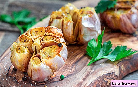 Bawang putih panggang - masakan istimewa masakan timur, bagaimana menggunakannya dengan betul? Apakah faedah dan kemudaratan bawang putih panggang?