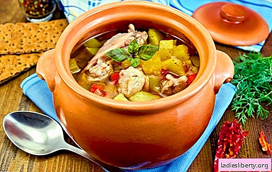 Roast in pots with chicken - give variety! Roast recipes in pots with chicken and mushrooms, vegetables, beans
