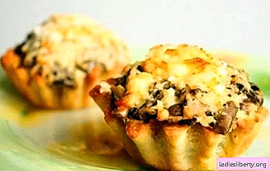 Julienne in tartlets - both delicious and beautiful! Julienne recipes in tartlets with mushrooms and chicken, with cheese, with bacon and others