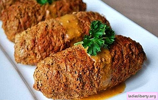 Chopped zrazy meat, fish, chicken - delicious cutlets with filling. Options chopped zraz with various fillings